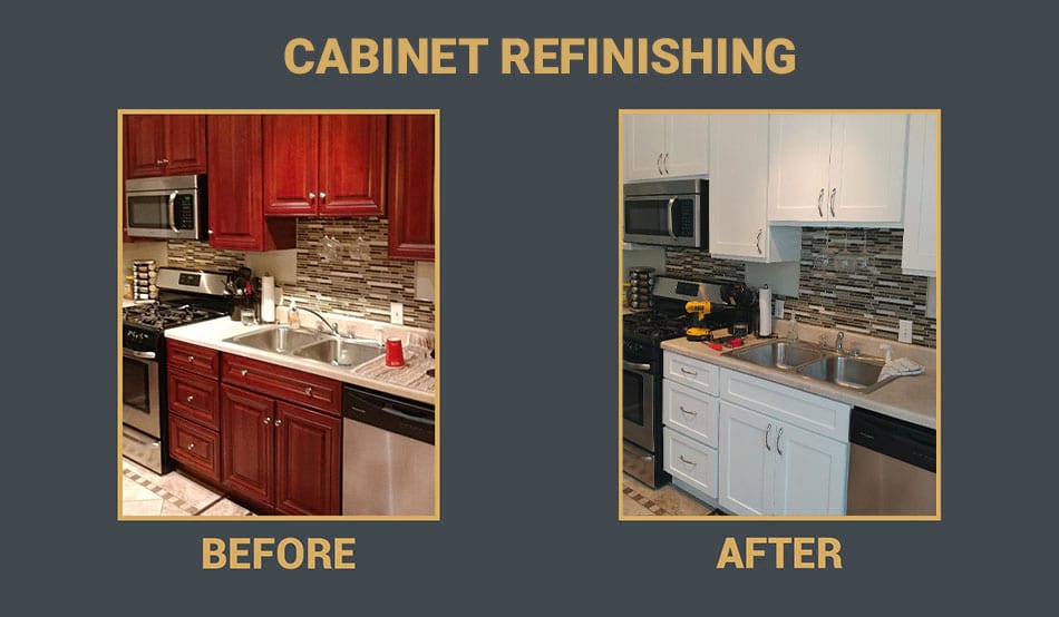 Cabinet Refacing Countertop Refinishing, Cabinet Resurfacing Kit